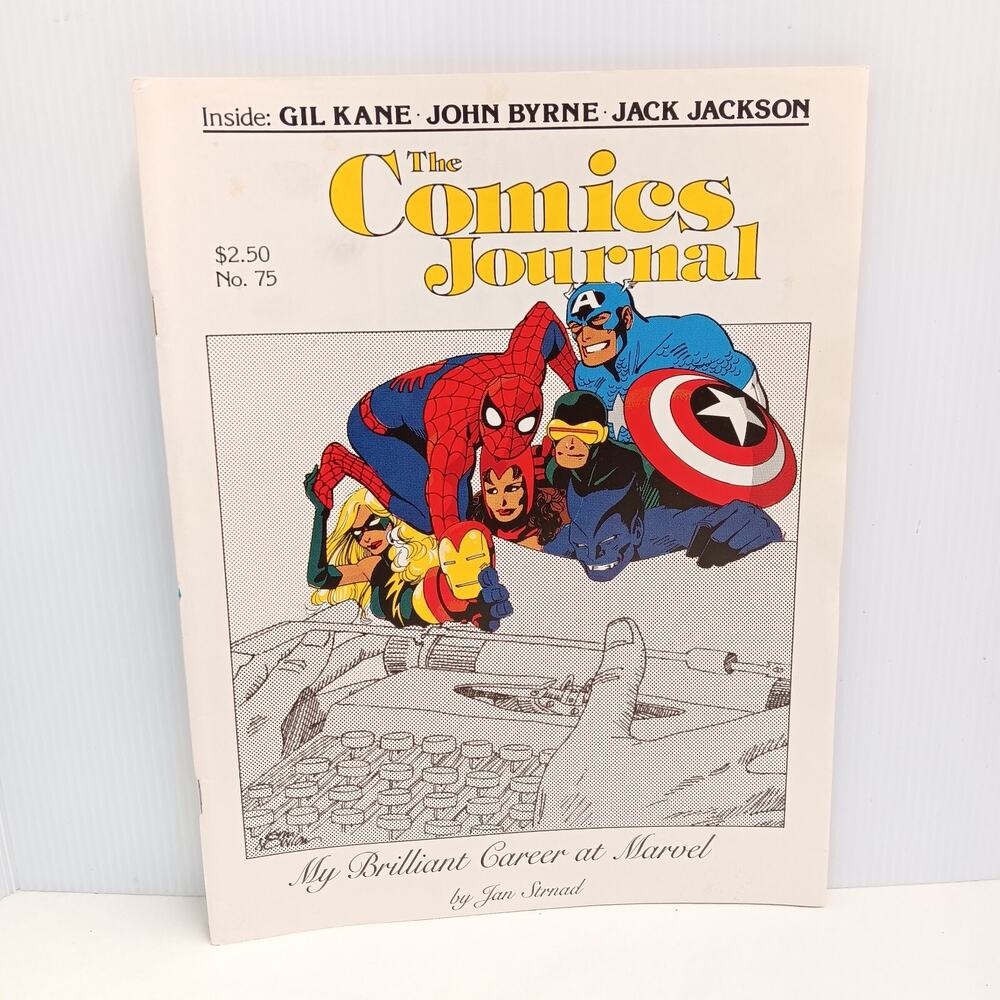 The Comics Journal #75 (1982) Jan Steven Strnad Spider Man Captain America